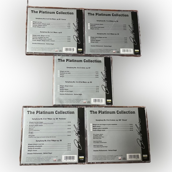 5 CD SET Vintage Beethoven Complete Symphonies Delta Music - Picture 5 of 5